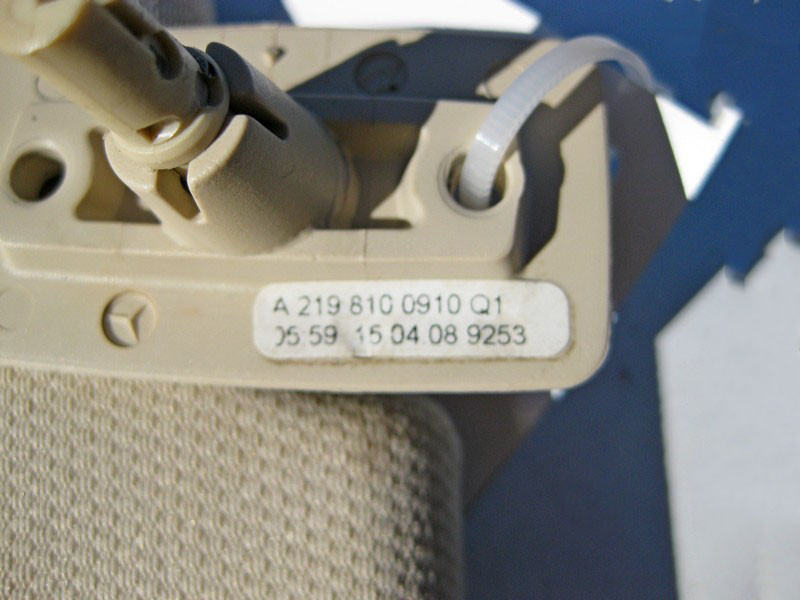 Mercedes-Benz  A2198100110 8L78 Сонцезахисний козирок лівий світло-бежевий CLS C219 Одеса - фото 3