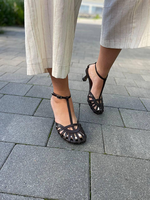 Nikos Босоніжки жіночі Niko`s 2556 шоколадні (літо, шкіра натуральна) (5951) Коломыя - изображение 1