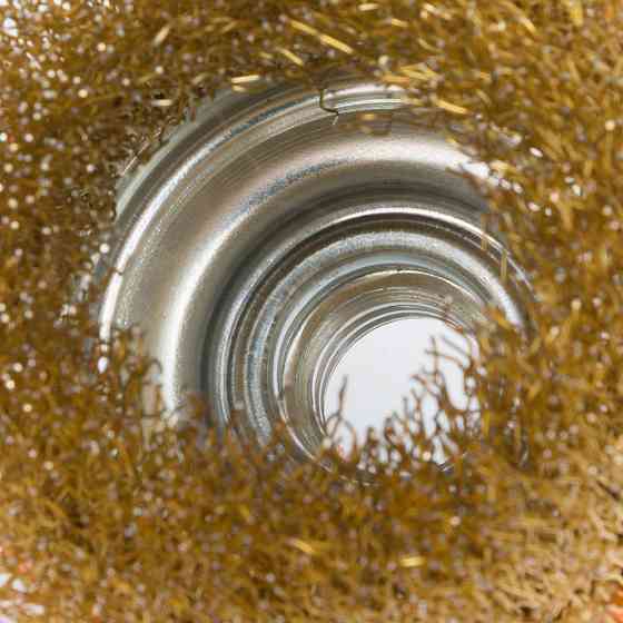 Grad Щетка проволочная чашеобразная Ø65мм М14×2мм (латунированная) GRAD (9033065) Коломия