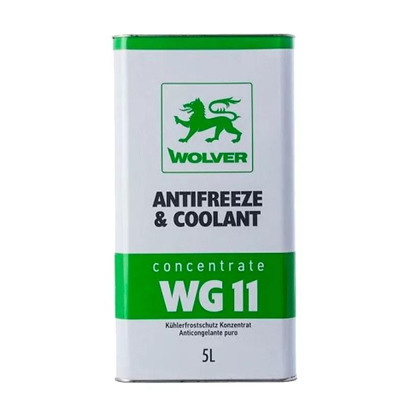 WOLVER Antifreeze Concentrate G11 -80°C Green 5L — Концентрат антифризу для максимального захисту системи охолодження Ковель - фото 1