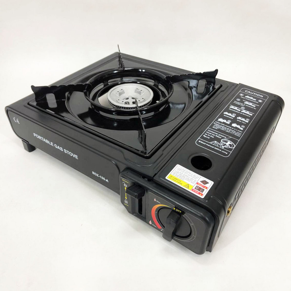 Газовий пальник кемпінговий BK-167A, Газова портативна плита туристична мобільна, Надійна газова плитка CF-37 Київ - фото 12