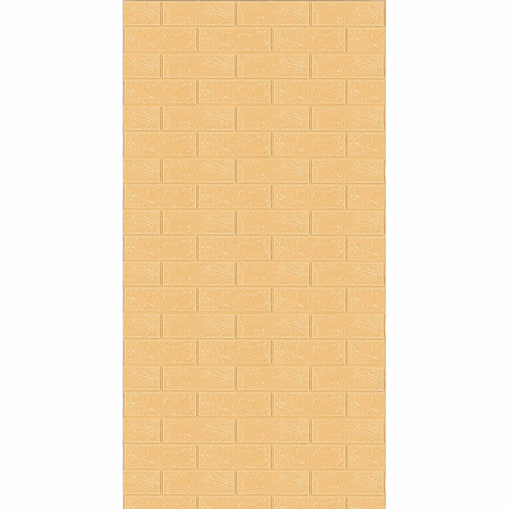 Самоклеющаяся 3D панель в рулоне 3080x700x3мм Бежевый Кирпич (R009-3) SW-00001394 Киев - изображение 1