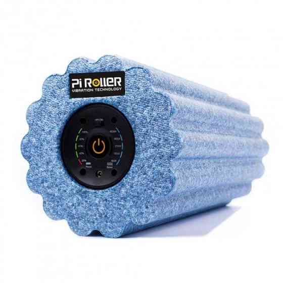 Массажный ролик Booster Pi Roller Вибрационный массаж для мышц Blue Винница