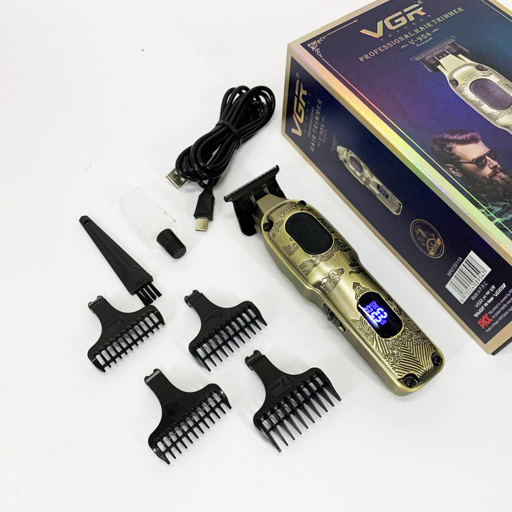 Підстригальна машинка VGR, Машинка для точної стрижки бороди та волосся Бритва тример IV-26 Київ - фото 8