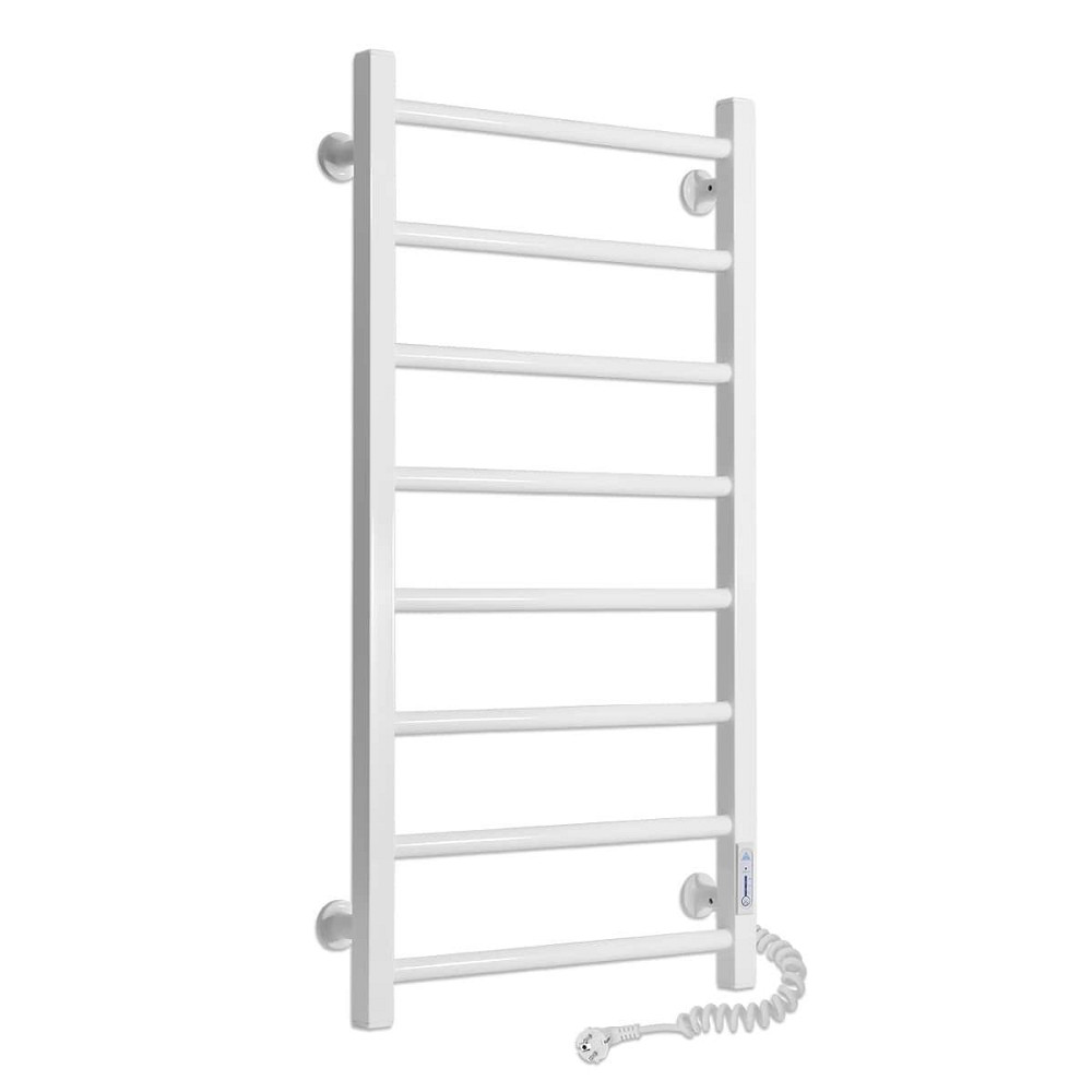 Электрический полотенцесушитель Laris Зебра Альфа ЧК6 400Х800 Э белый, правое подключение Киев - изображение 1