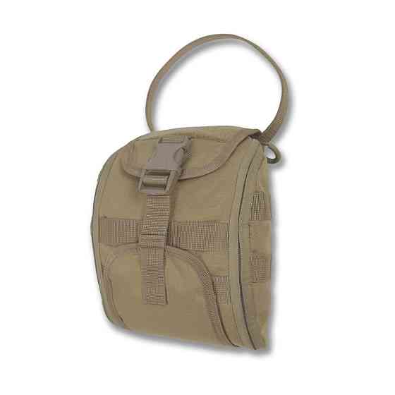 Подсумок-аптечка (быстрый сброс) Kiborg GU Cordura Coyote. Отрывной аптечный подсумок на пояс Киев