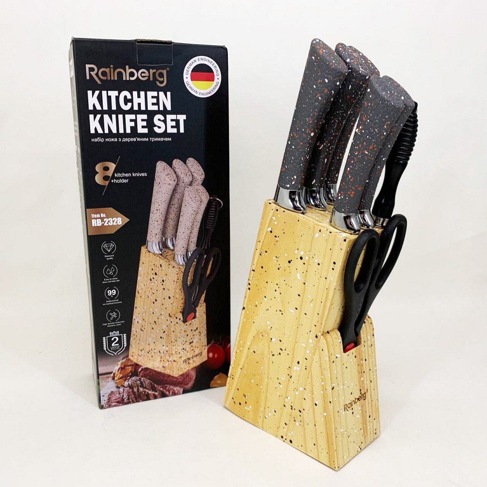 Кухонный нож из нержавеющей стали металлический, Универсальный набор ножей, Набор ножей для новой кухни JD-82 Львов - изображение 9