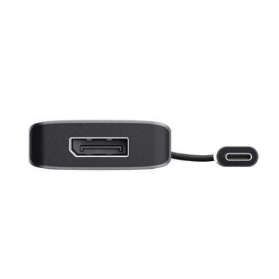 Концентратор Trust USB-C 7-in1 2xUSB-А 3.2/2xUSB-С/2xHDMI/DP aluminiu 0.16m grey (25661_TRUST) Вінниця - фото 6