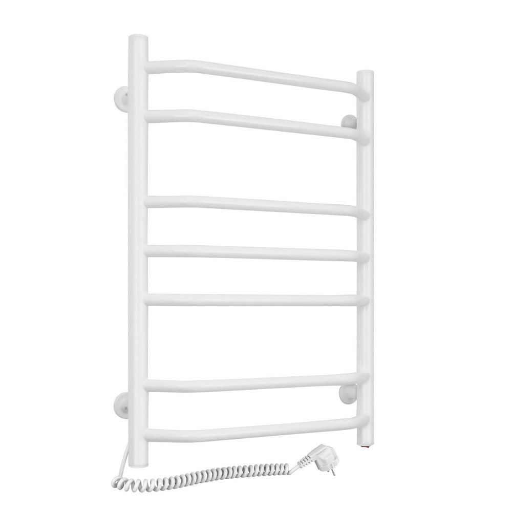 Полотенцесушитель електрический DOMINGO Ellie 480x700 с кнопкой, белый, левый Киев - изображение 2
