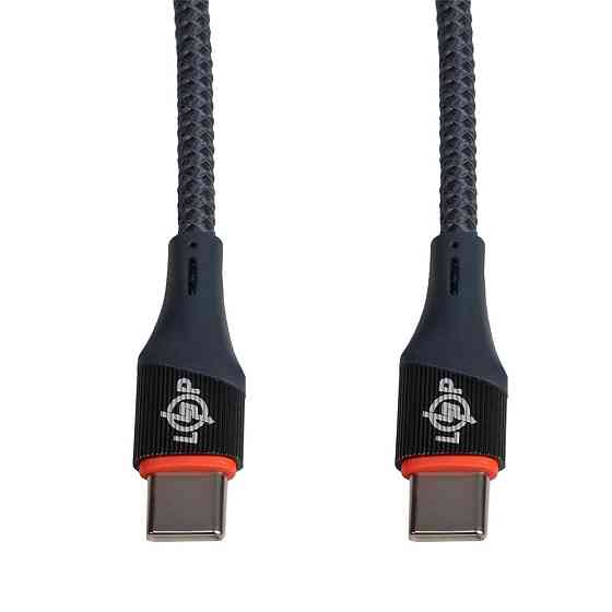 Кабель (шнур) для Apple IPhone 15 LP Type-C to Type-C 5A 65W с быстрой зарядкой (QC) 1м C201MCI Киев