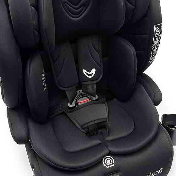 Автокрісло VELANO Flexo i-Size 76–150 см, ISOFIX + Top Tether/ремінь, black Київ