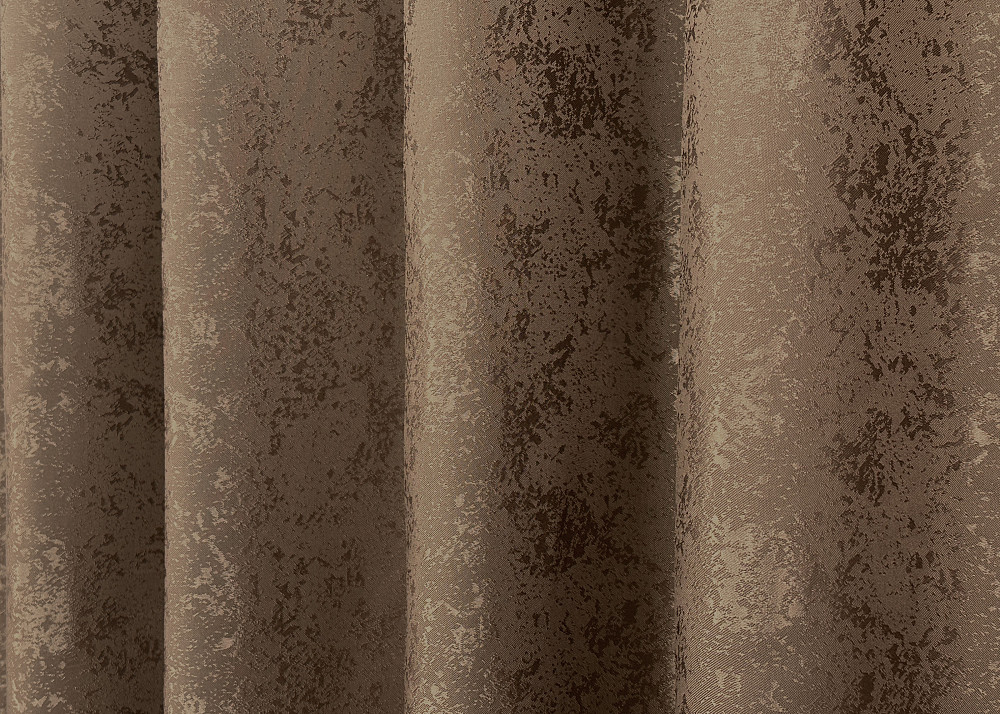 Комплект готових штор VR-Textil Жакард Мармур Al1 № 660ш Коричневий 150х285 см 2 шт (33-0134) Київ - фото 7