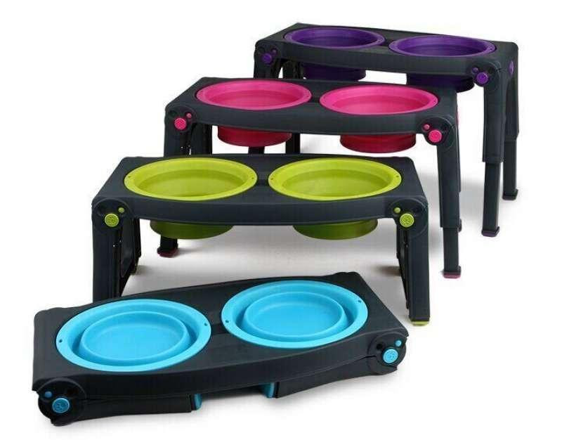 Двойная миска на складной регулируемой подставке для собак Dexas Pet Feeder (Дексас Пет Фидер) Запорожье - изображение 9