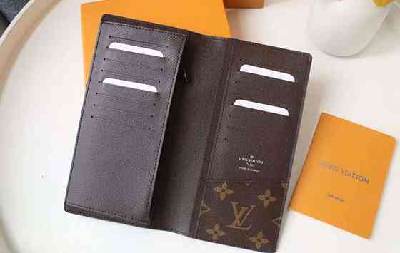 Мужской брендовый бумажник (82790) Lux blue Киев