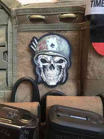 Патч / шеврон “Skull.Go to hell” Запоріжжя