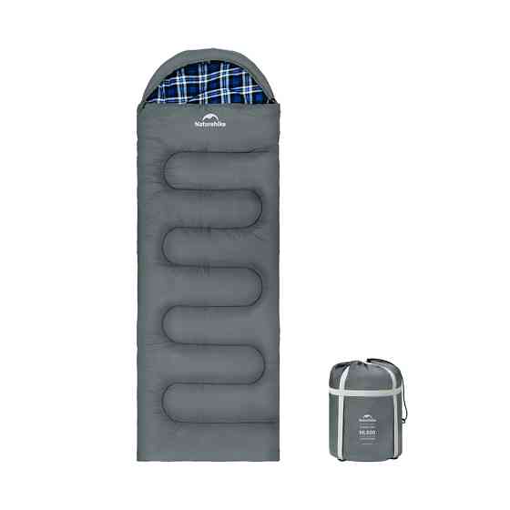 Спальний мішок з капюшоном Naturehike Clear Sky CNK2450WS042 (220 х 80см) Сірий Вінниця