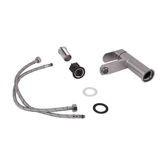 Змішувач для раковини Lidz Luna 001F (k35) LDLUN001FNKS46094 Nickel Київ