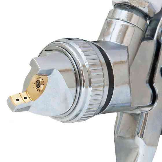 Фарборозпилювач HVLP Ø1.3мм 140-280 л/хв 3бар/б 600 мл (пласт) хром SIGMA (6812131) Київ