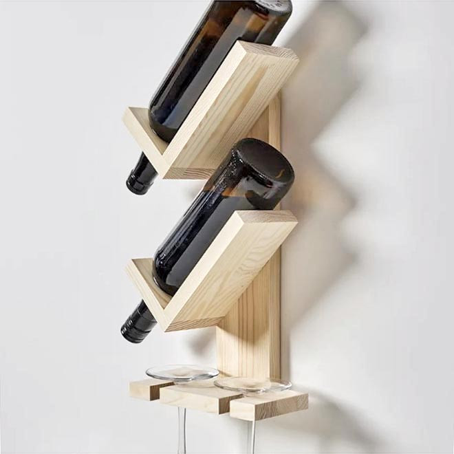 Настінна винна полиця "Хатіро 2" бланже Миколаїв - фото 3