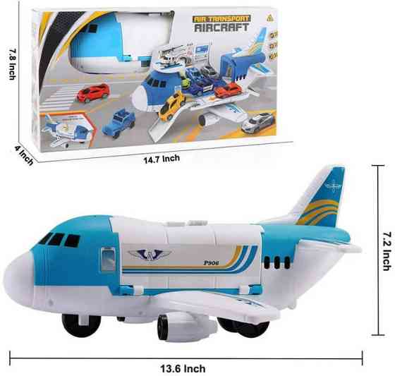 Іграшковий вантажний літак з автомобілями Andy familier: Super Storage series Луцк