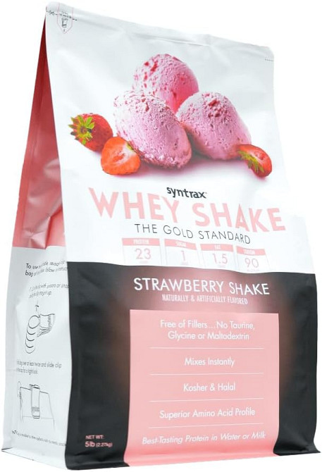 Протеїн Syntrax Whey Shake Protein 907g (Strawberry) Луцьк - фото 3