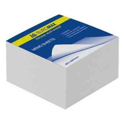 Бумага для заметок Buromax White JOBMAX 80х80х20мм., unglued (BM.2207) Винница