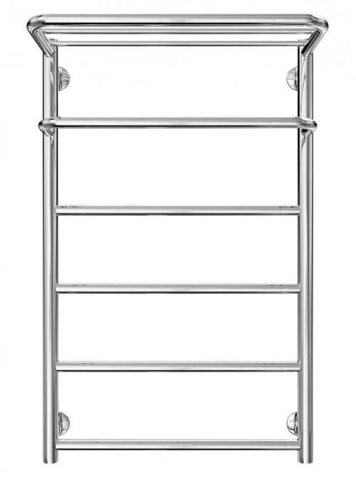 Полотенцесушитель водяной Mario INOX Отель 770х530/500 с полкой Киев - изображение 2