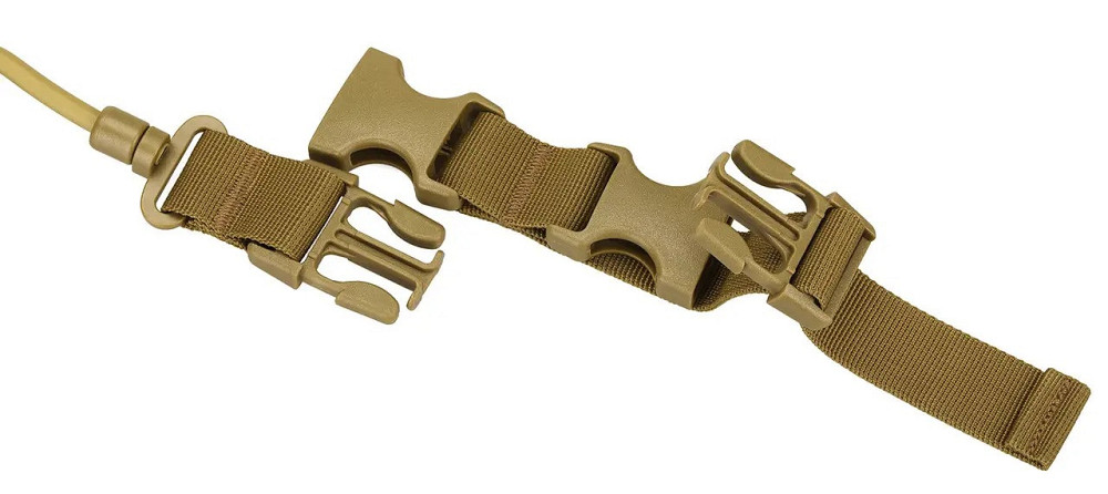 Страховочный тренчик с карабином для пистолета, страховочная резинка от потери оружия, Бежевый Каменец-Подольский - изображение 3