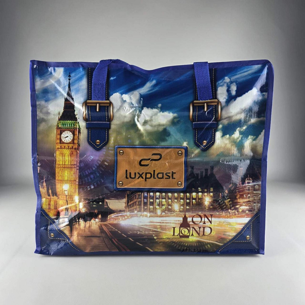 Поліпропіленова сумка господарська з кольоровим малюнком No2 Біг Бен (1 шт.) Харків - фото 1