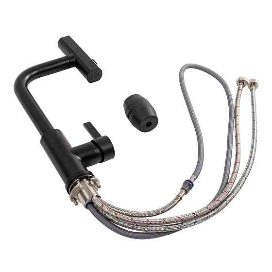 PLATINUM Змішувач кухонний XK09B Platinum PVD чорний Киев