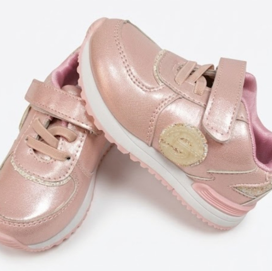 Кросівки рожеві для дівчаток на липучці 13,7см 24р Київ - фото 2