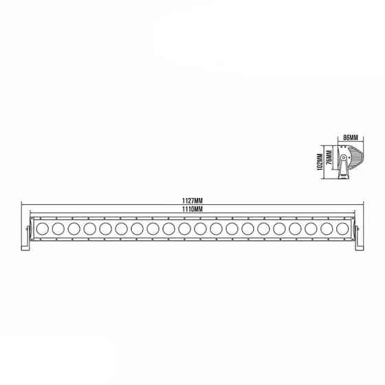Автолампа світлодіодна Belauto Cree Flood LED (20*10w) Львів