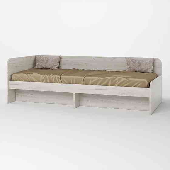 Односпальне ліжко Еверест Соната-800 (без ящиків) 80х190 см дуб крафт білий (DTM-2671) Львів