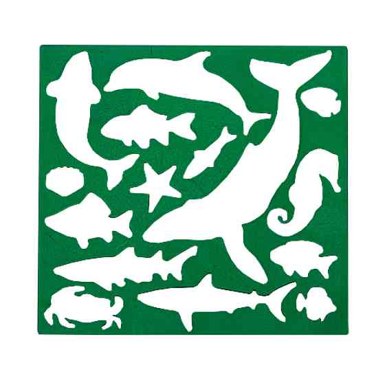 Трафарет дитячий "Морські мешканці" AS-0255, К-9067м Вінниця