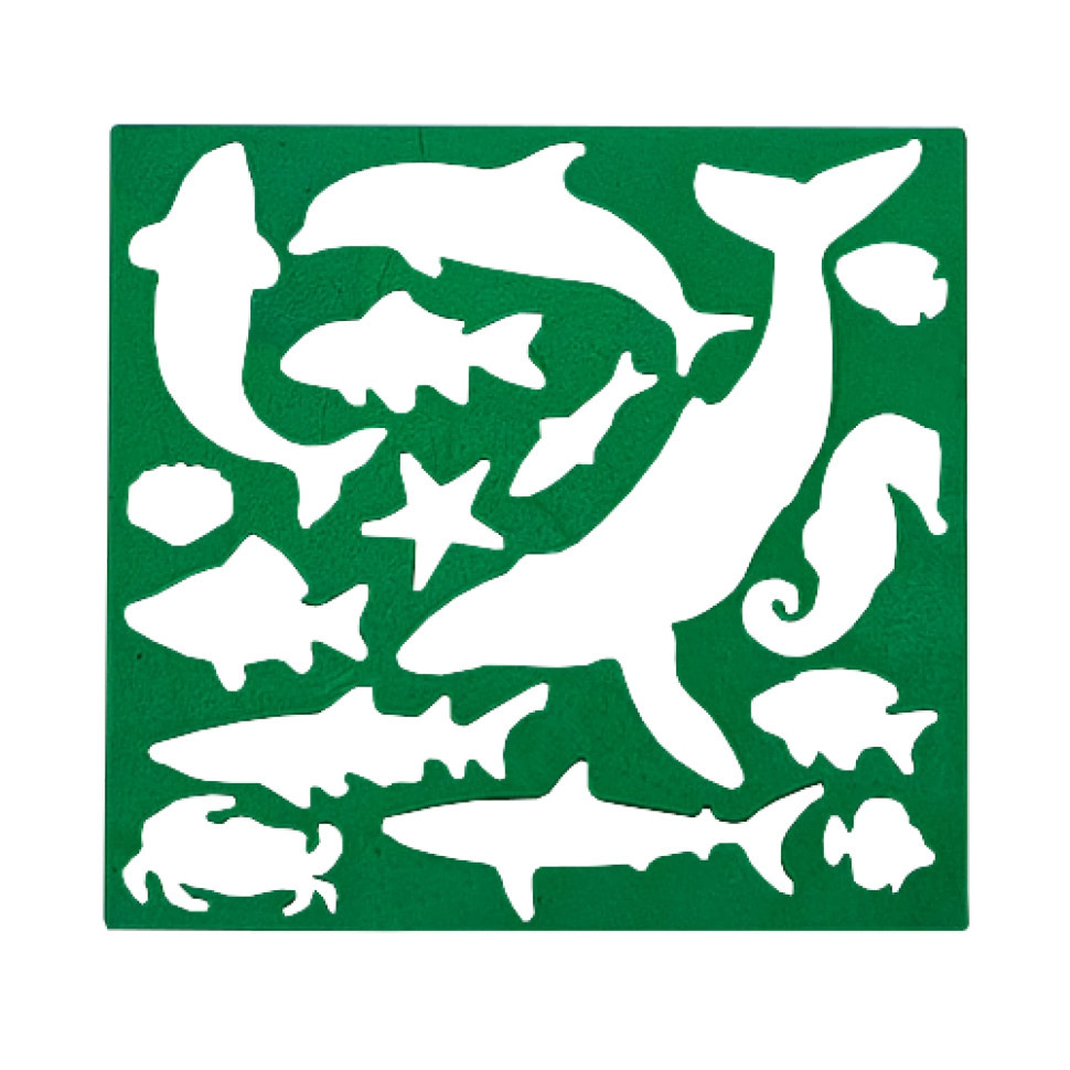 Трафарет дитячий "Морські мешканці" AS-0255, К-9067м Вінниця - фото 1