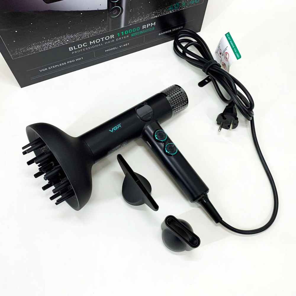 Фен професійний домашній для волосся, Фен-стайлер для сушіння волосся, Хороший потужний фен RS-86 Львів - фото 6