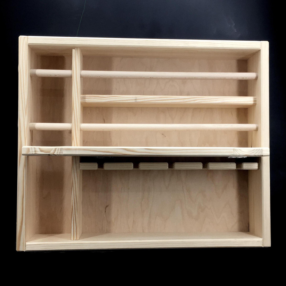 Настенная винная полка 