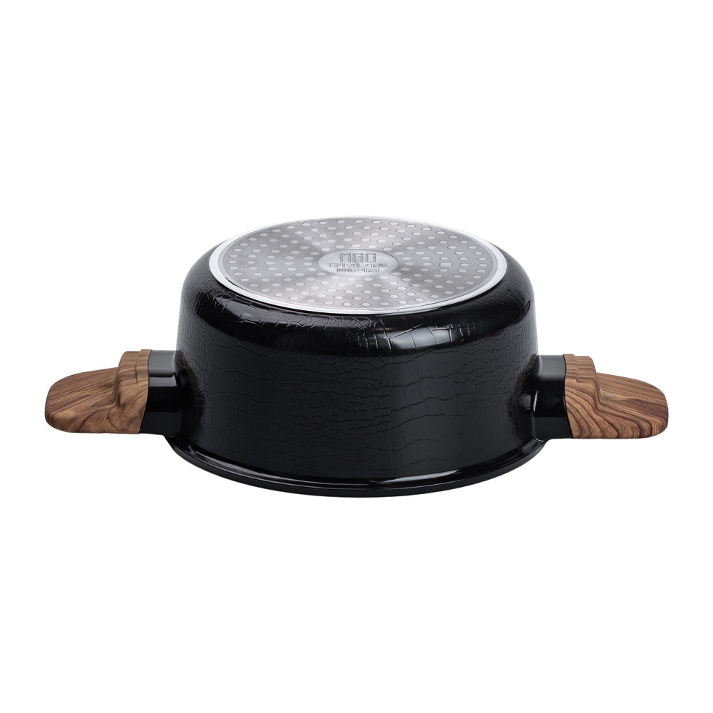 MGC Алюмінієва каструля з керамічним покриттям антипригарним 2.5 л Ø 20 см чорний MGC HP-4-452B Київ - фото 4