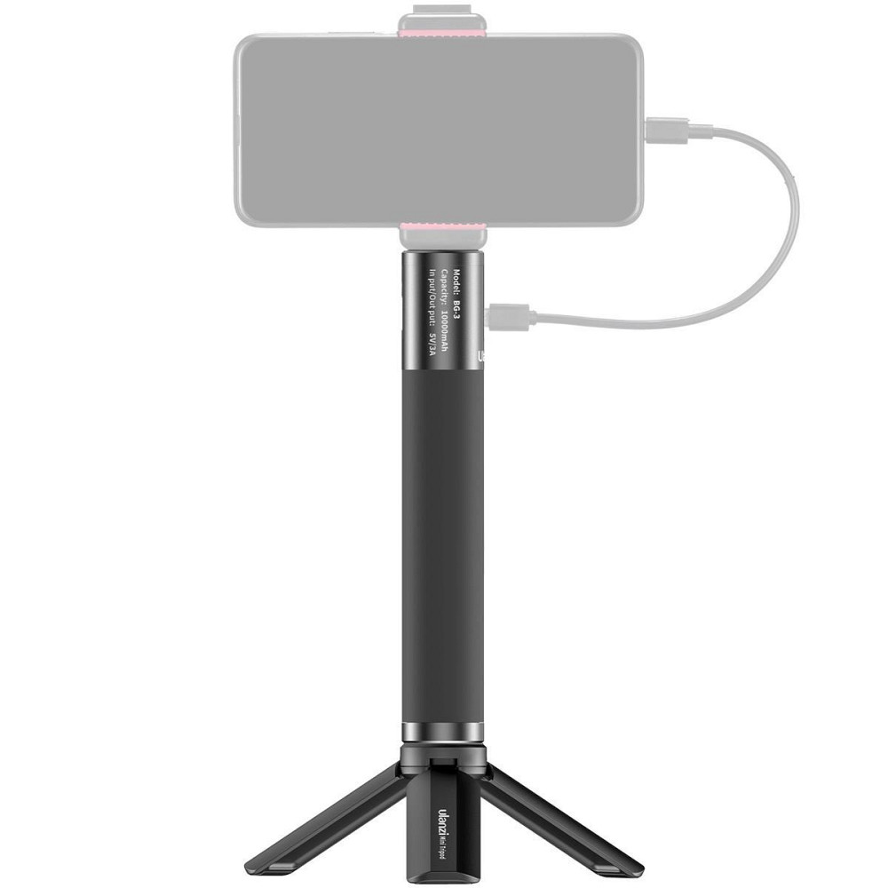 Ручка повербанк 10000мАч для камеры со штативом Ulanzi BG-3 Киев - изображение 1