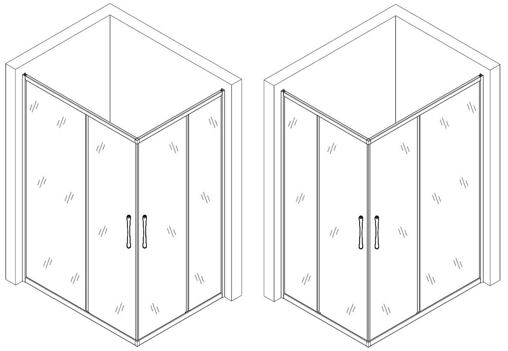 Душова кабіна прямокутна без піддона NOTEC N120FS BRAVO (1уп.) Київ - фото 6