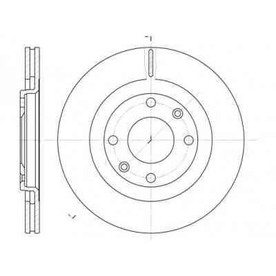 Гальмівний диск REMSA 6240.10 Вінниця