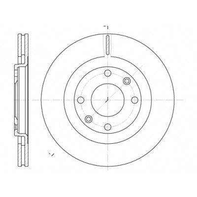 Гальмівний диск REMSA 6240.10 Вінниця - фото 1