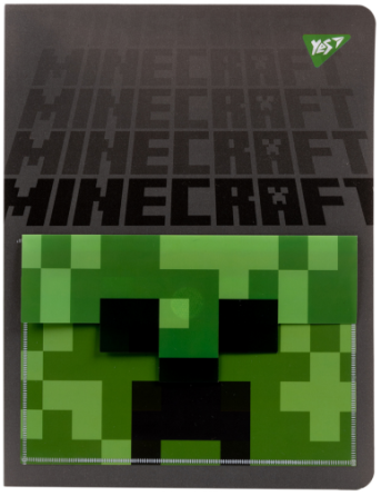 Папка на 20 файлів "Yes" Minecraft з кишенею, пластик, 492103, шт Київ