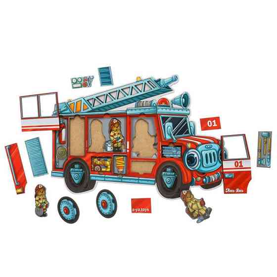 Деревянный пазл-сортер 