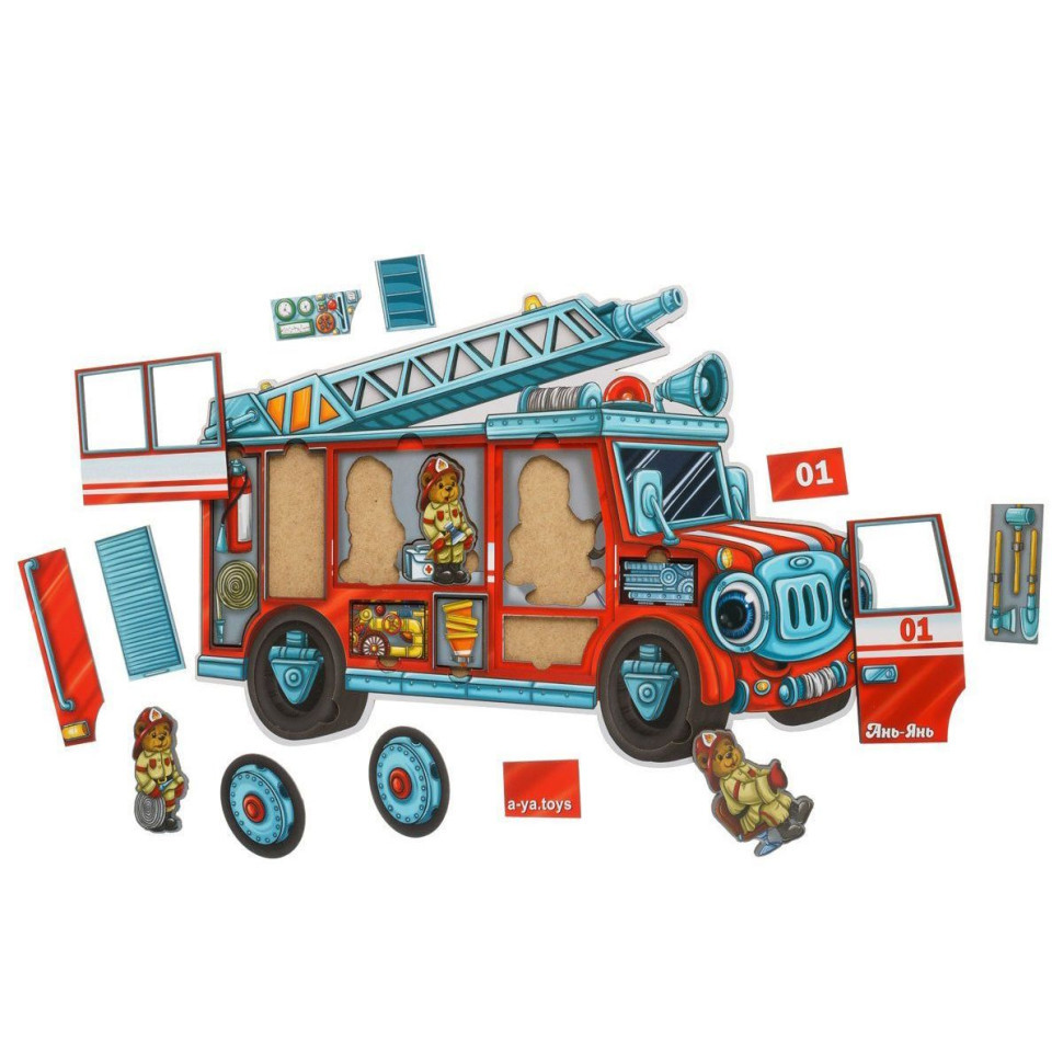 Деревянный пазл-сортер 