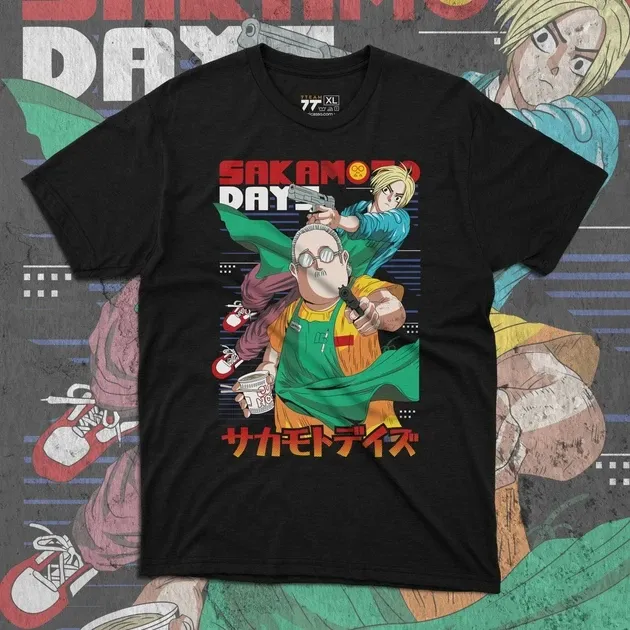 Футболка для подростка мальчика с принтом Дни Сакамото Размер 160 Anime10916 Днепр - изображение 1