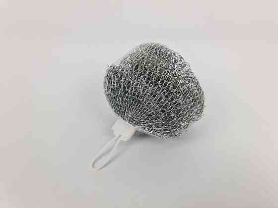 Мочалка залізна (а3 шт. по 10 г) Сітка "Трійка" Наша Фішка (оцинковка) (1 пачка) Харків