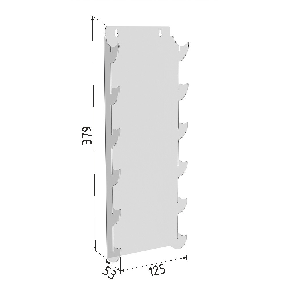 Подставка для ножей EKOSTAR 6 ярусов настенная Киев - изображение 3