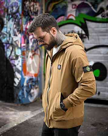 Городская Ветровка Stone island карман coyot 4 ДЛ7036 Киев
