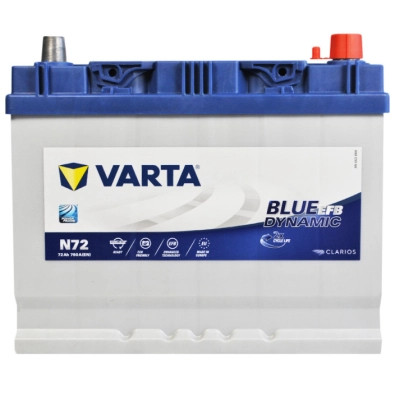 Аккумулятор автомобильный Varta 72Ач Blue Dynamic EFB АЗИЯ N72 (572501076) Винница - изображение 1